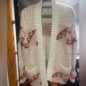 Free People Cozy Knit Cardigan Sweater